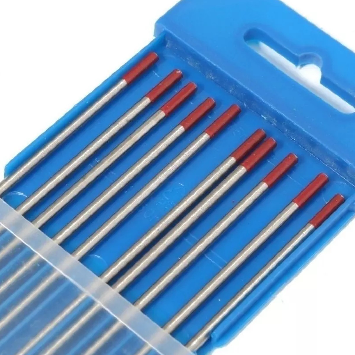 ELETRODO TUNGSTENIO C/ TORIO 2.4MM (3/32) MEDIO VERMELHO | Soldax